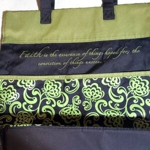 Joyce Meyer Green Motivational Saying‎ Tote